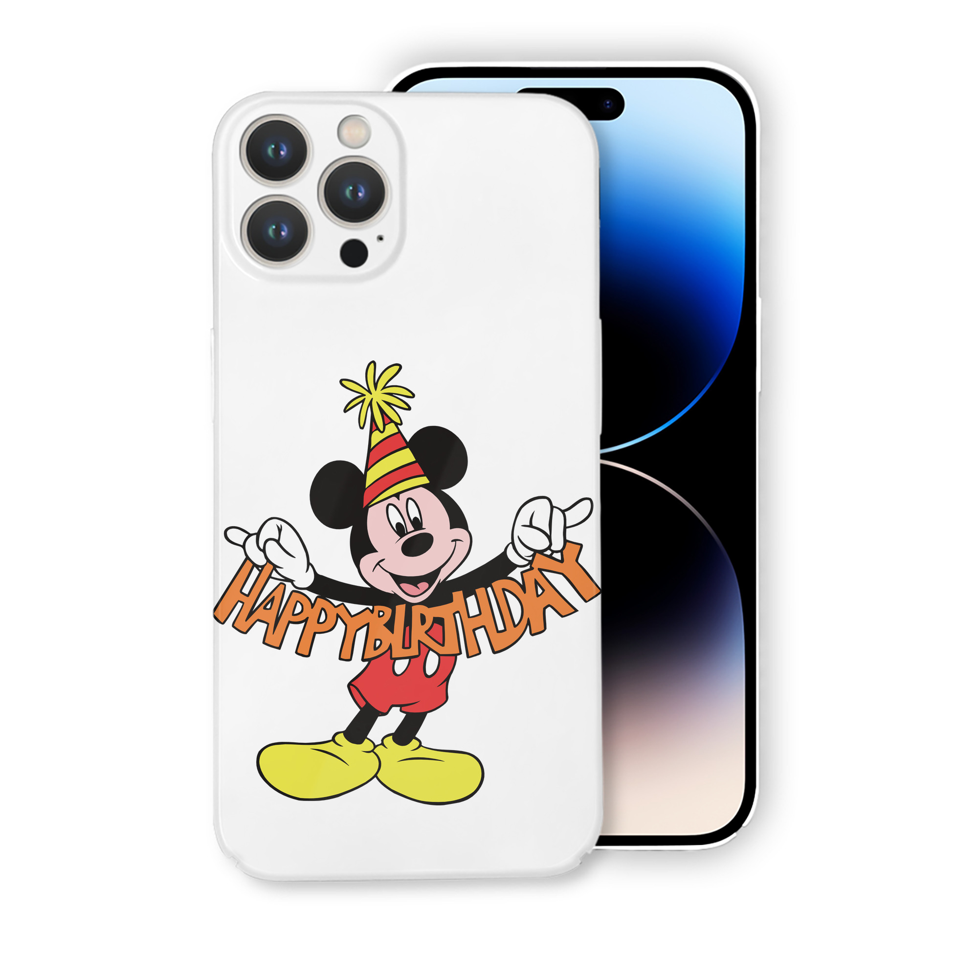 （画像用） ミッキーマウス Mickey Mouse 【iPhone 14シリーズ対応】ハードケース